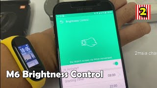 M6 Fitpro Smart Health Watch brightness control Setting screenshot 3