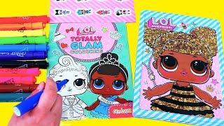 Speed Coloring Barbie Play Pack & LOL Dolls Happy Tin | Sniffycat screenshot 1