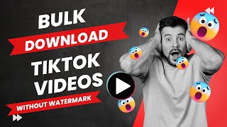 Bulk download tiktok videos without watermark with a single click screenshot 1