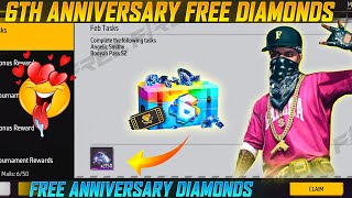 6TH ANNIVERSARY FREE DIAMONDS | FREE FIRE 6TH ANNIVERSARY EVENT | FREE DIAMONDS FREE FIRE screenshot 2
