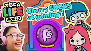 Toca Life World - Cherry Sucks at Gaming??!! screenshot 2