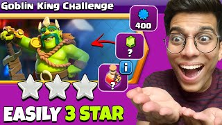 easiest way to 3 star GOBLIN KING CHALLENGE (Clash of Clans) screenshot 1